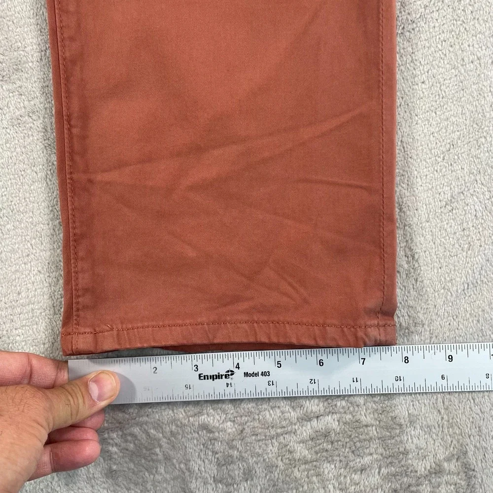 AG Adriano Goldschmied Everett Slim Straight‎ Jeans 38x35 Worn Copper NWT $188